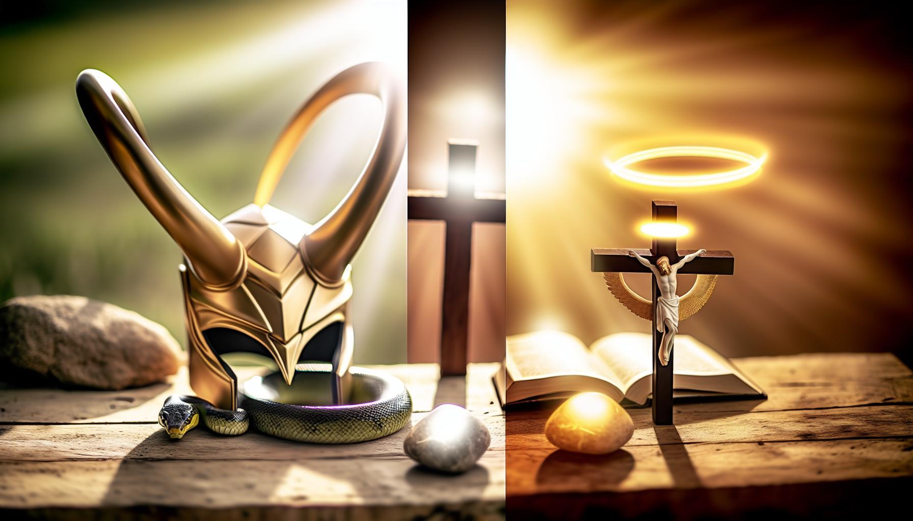 Loki vs. Kristus: Porovnání boží postavy