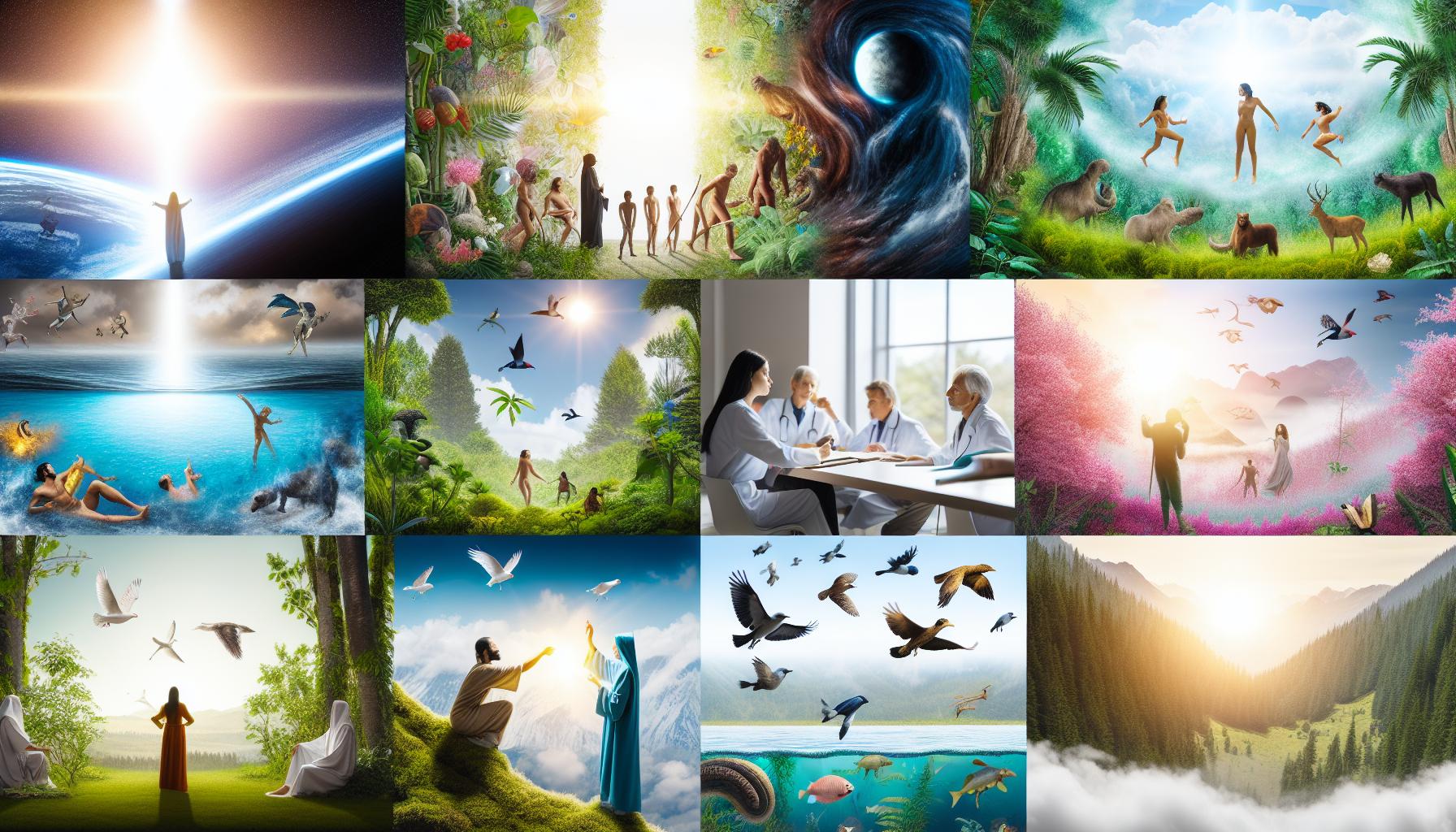 Sedm dní stvoření: Popis jednotlivých dní