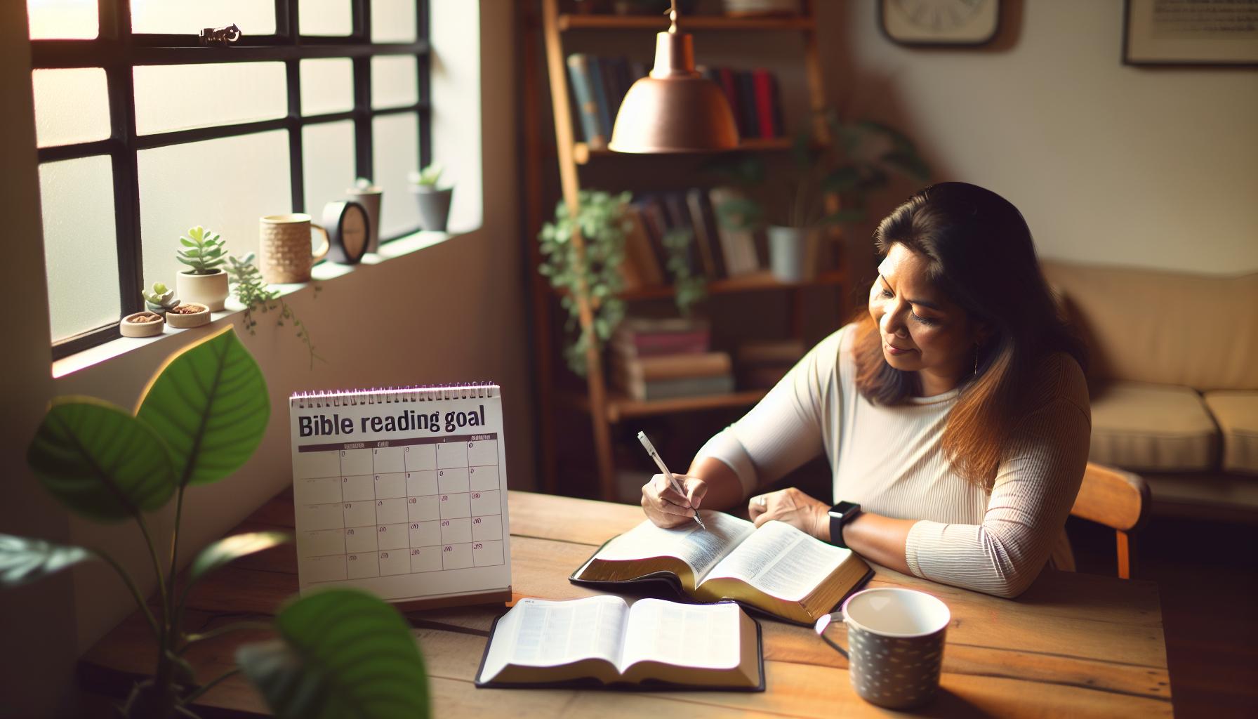 Jak si stanovit cíl pro čtení Bible za rok