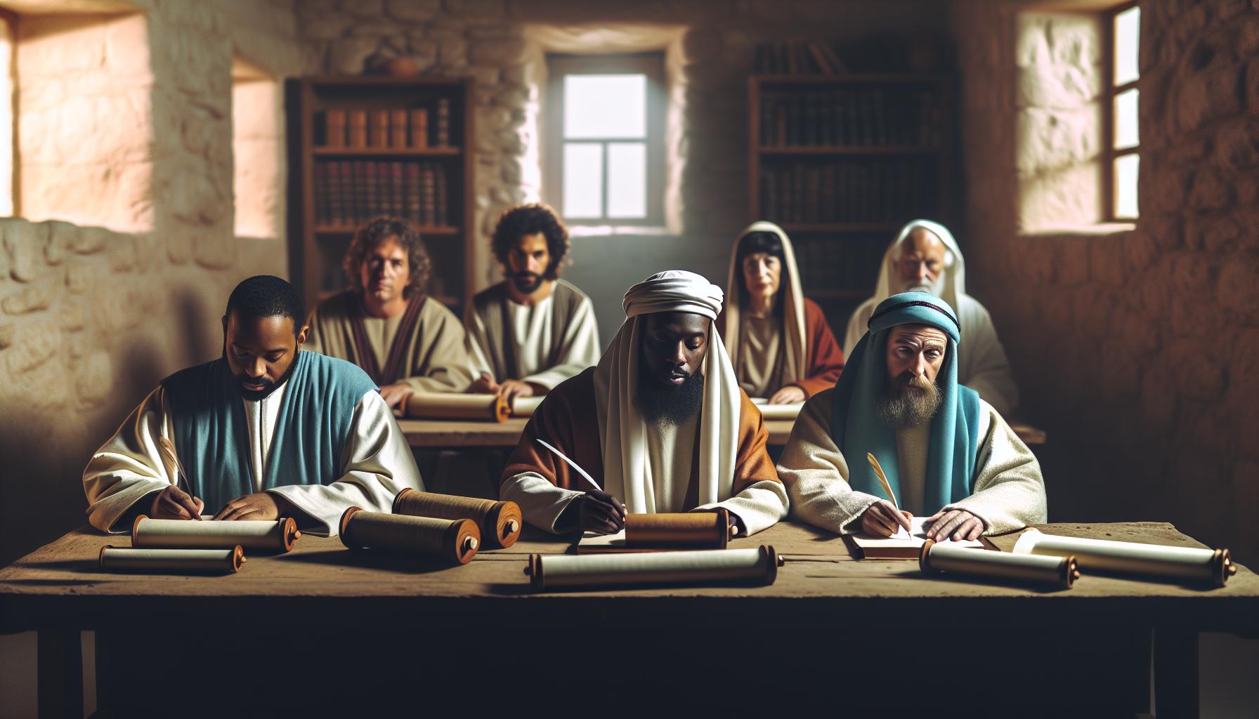 Klíčové postavy a jejich role v psaní Bible