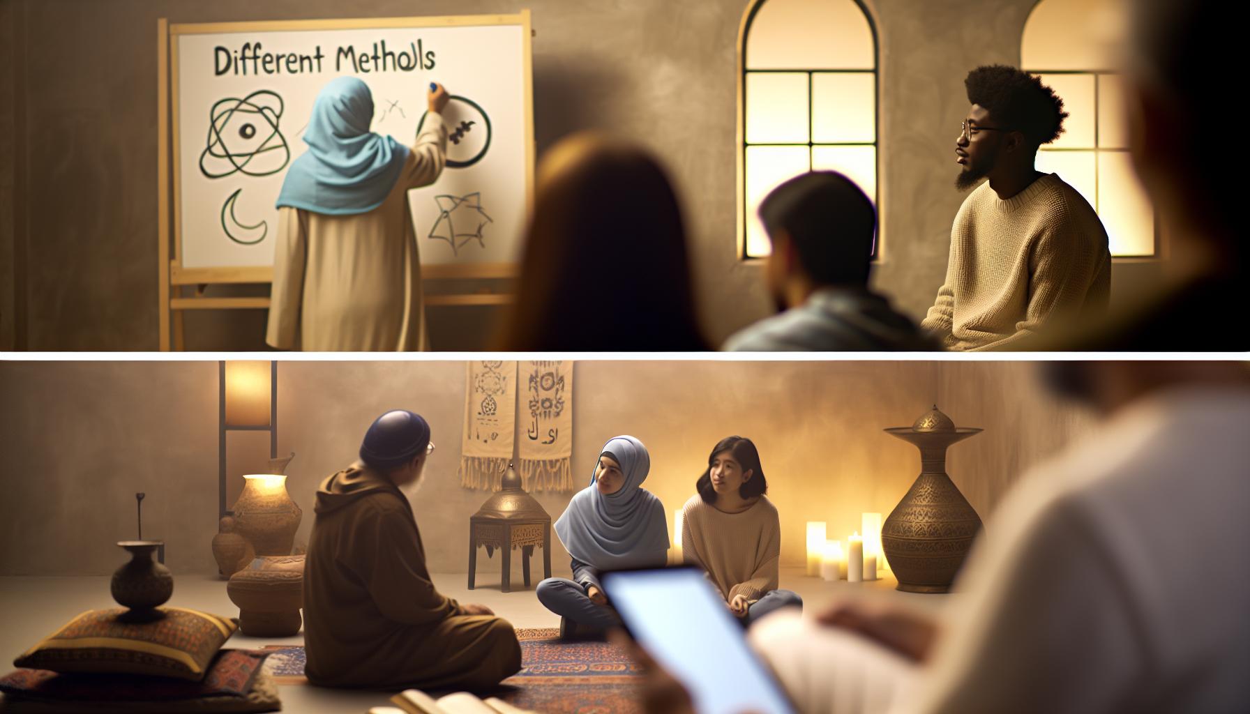 Různé metody náboženské výuky