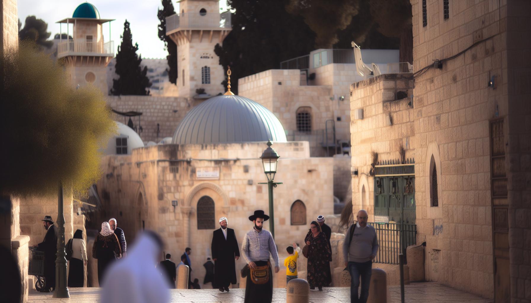 Kulturní a duchovní pamětihodnosti Jeruzalémské ulice