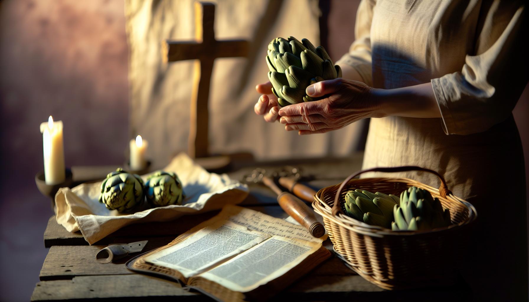 Historie jeruzalémského artyčoku v Bibli