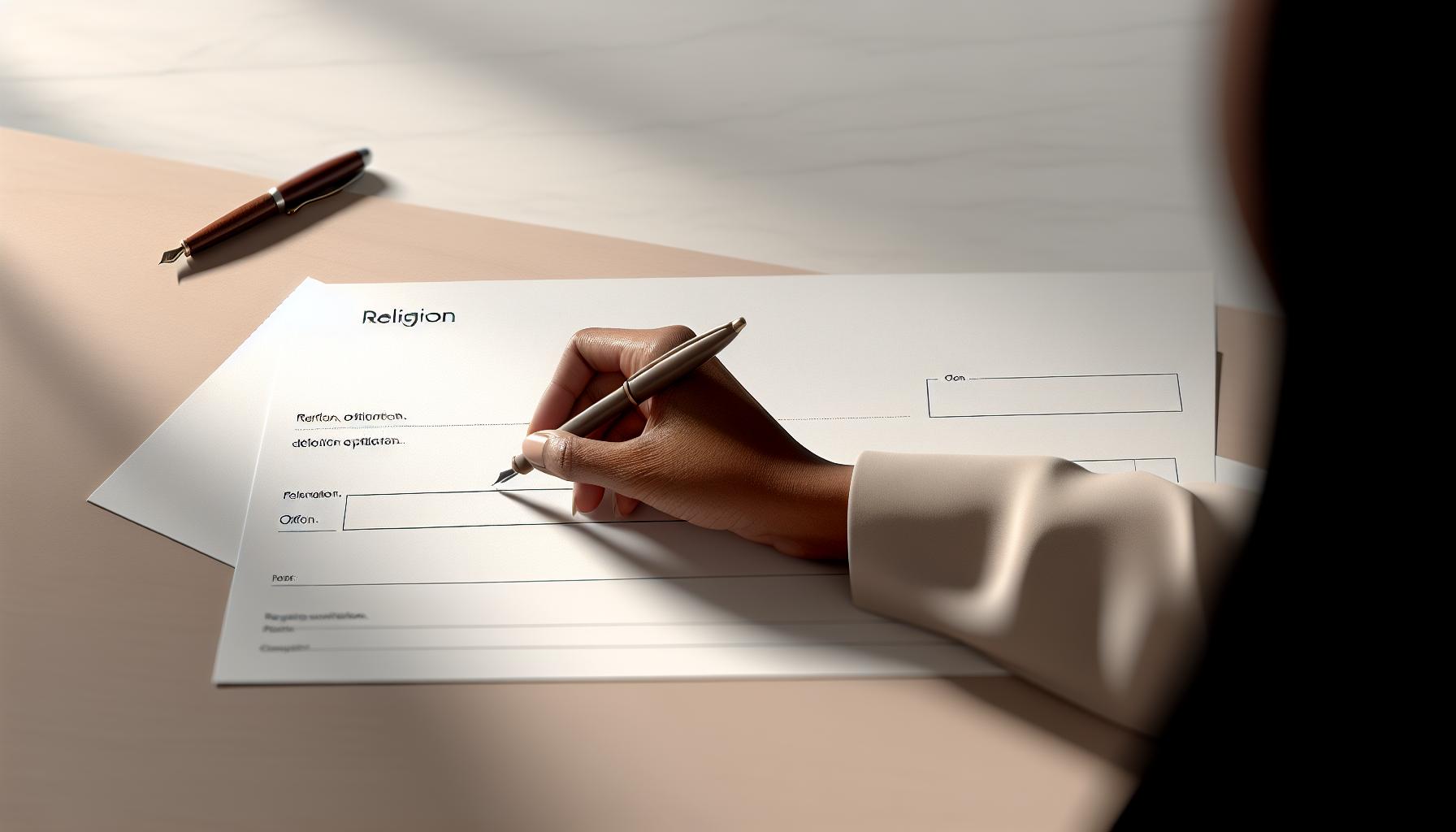 Co vyplnit do kolonky náboženství: Úřední formuláře návod